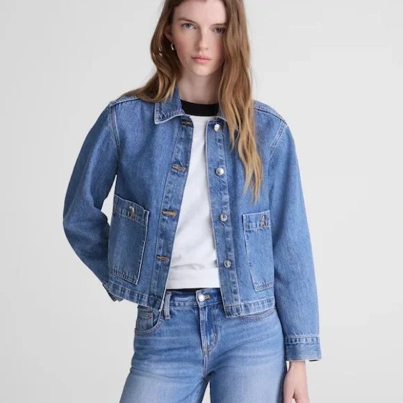 BNWT Madewell Denim Chore Jacket - Picture 2 of 4